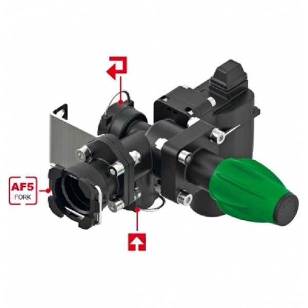 Главный клапан AF VGME 4-AF-180-10 электрический с ручным регулируемым клапаном