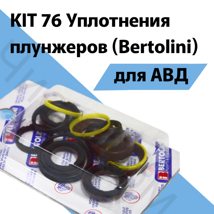 KIT 76 Уплотнения плунжеров (Bertolini)
