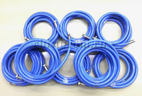 Шланг синий 5-ти слойный PVC, высокопрочный  DN12 AQUAFOOD Гайка 1/2 штуцер 1/2